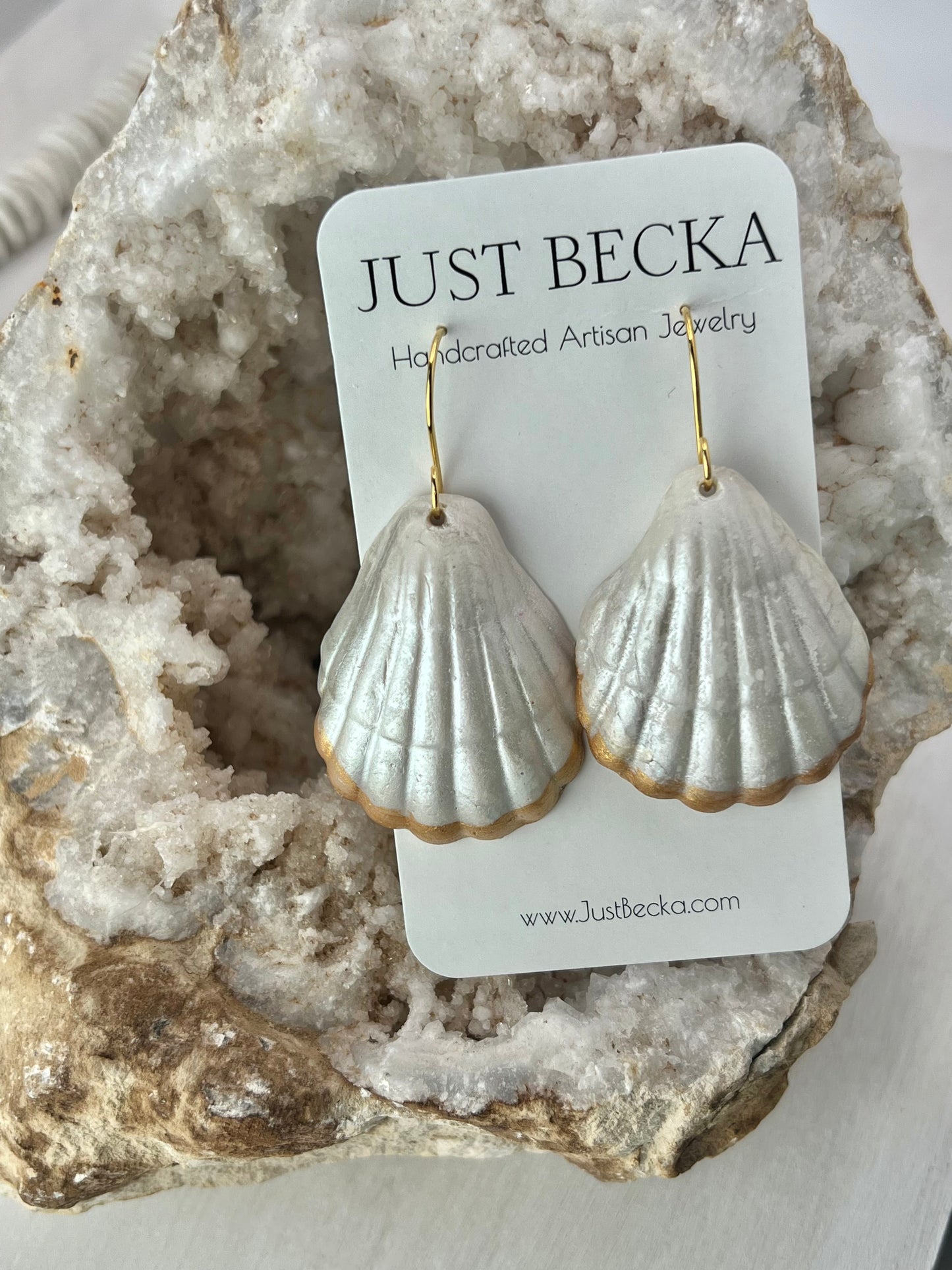 Pearl Beach Dangle Earrings